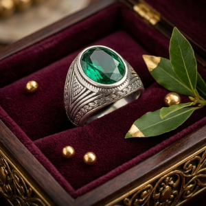 verdant vintage signet ring