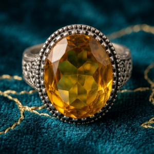 auric citrine legacy ring