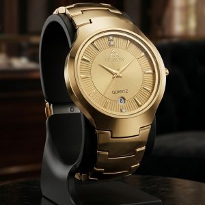 fitron golden dot watch