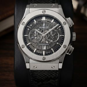 hublot titanium silver watch